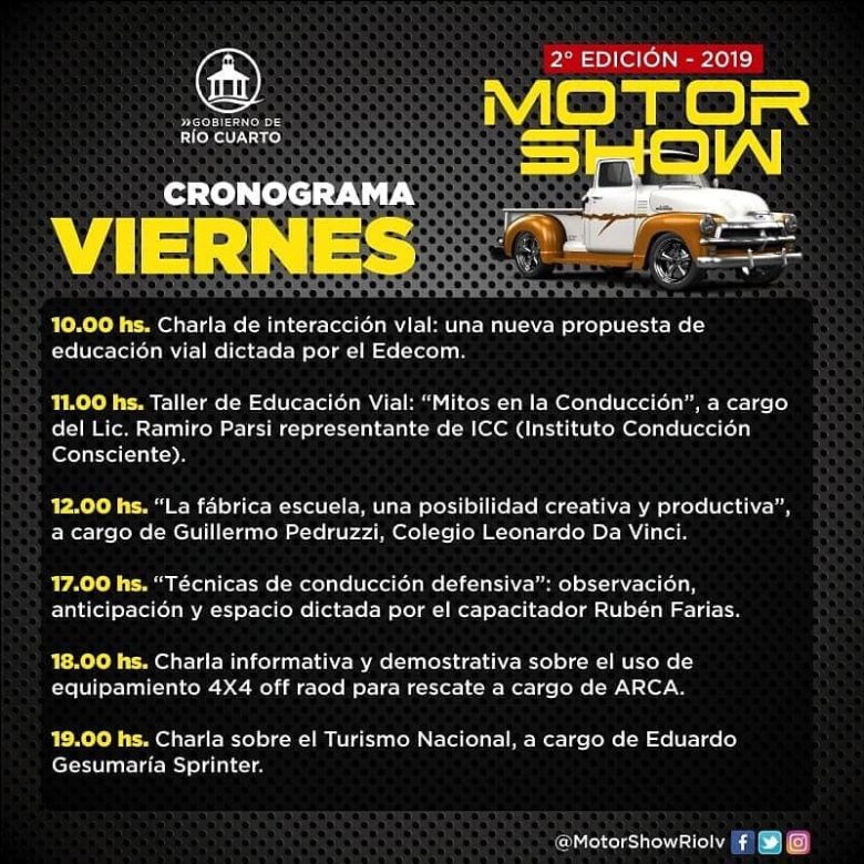 Ya se palpita la 2º edición del Motor Show en Río Cuarto