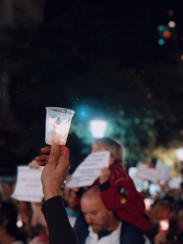 Una multitud marchó por las calles de la ciudad en defensa de los animales