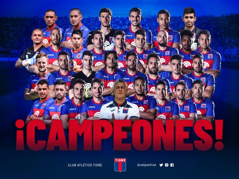 Tigre grita Campeón