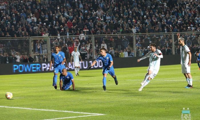 Argentina goleó en la despedida