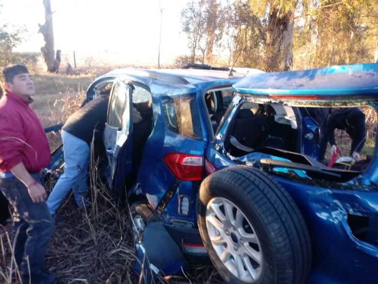 Un joven perdió la vida en un accidente en Ruta 35