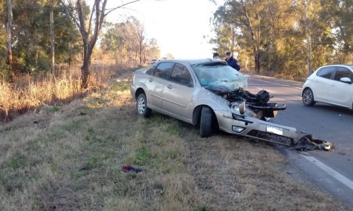 Un joven perdió la vida en un accidente en Ruta 35