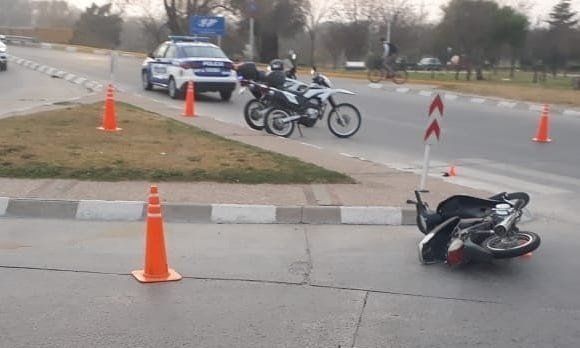 Choque en el puente Juan Filloy: una mujer herida 