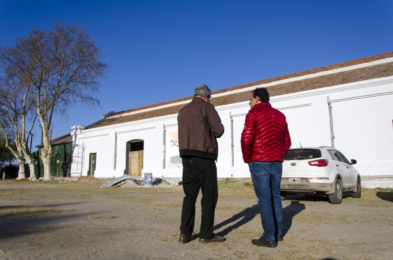 El Andino contará con baños y el galpón blanco para eventos 