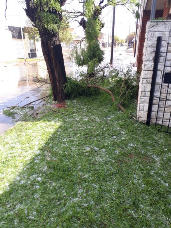 Un grave temporal afectó a Río Cuarto