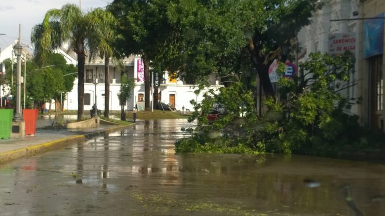 Un grave temporal afectó a Río Cuarto