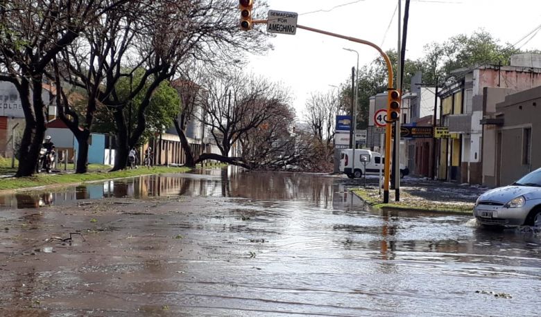 Un grave temporal afectó a Río Cuarto