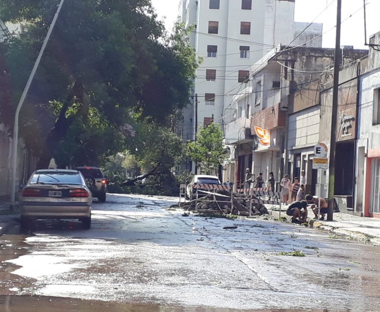 Un grave temporal afectó a Río Cuarto