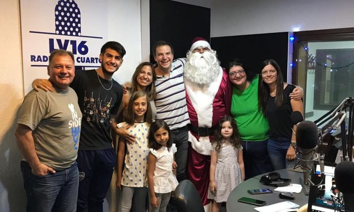 Papá Noel visitó La Mañana del Limón 