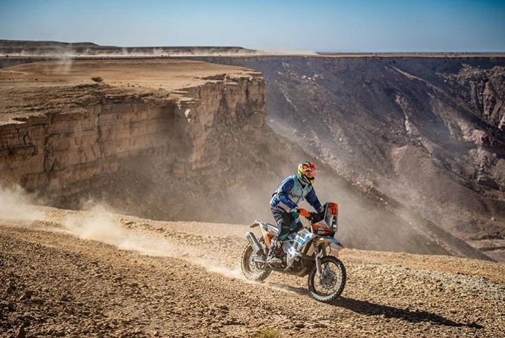 Abandono de Leonardo Cola en el Dakar