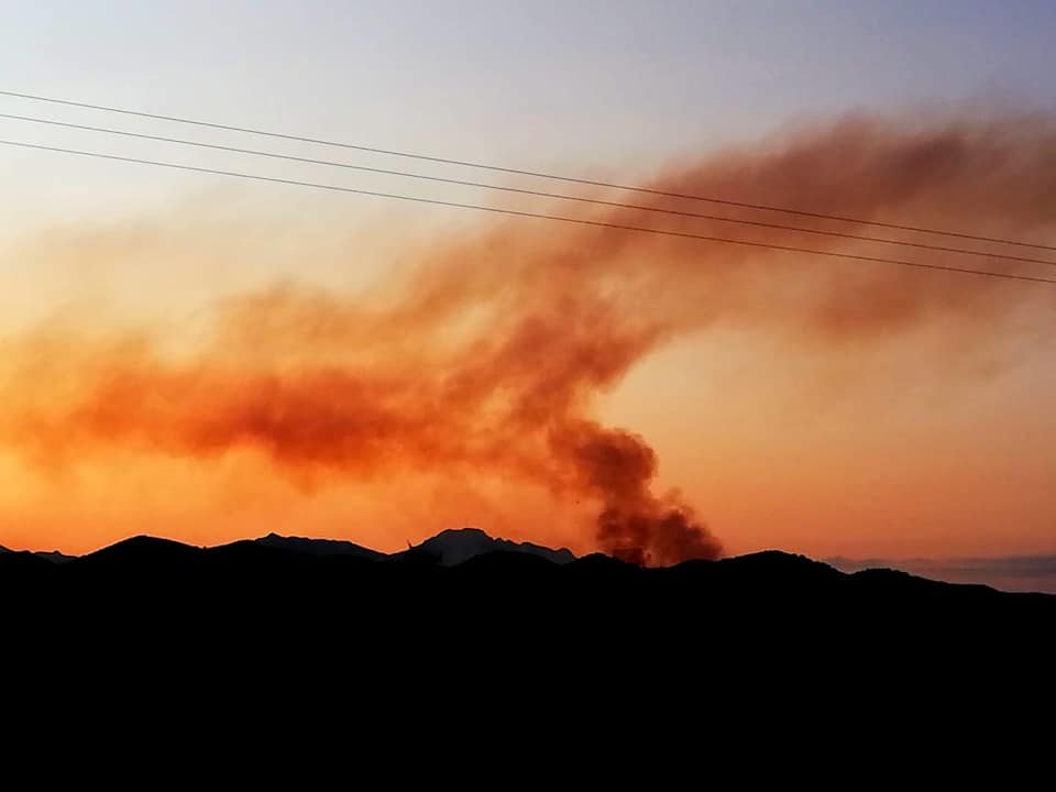 Bomberos de la región viajan a Salsacate para ayudar a combatir el fuego