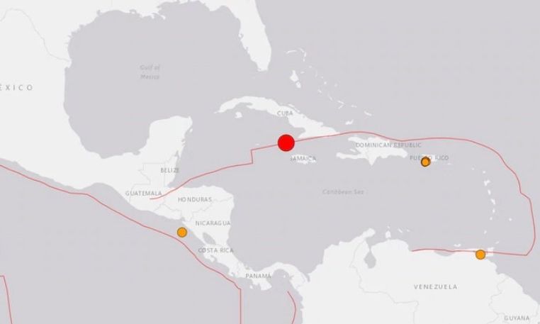 Sismo de magnitud 7,7 en el Caribe: alerta de tsunami en Cuba, Jamaica e Islas Caimán