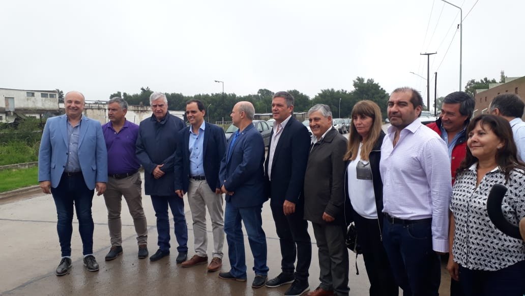 Inauguraron el pavimento en el Parque Industrial