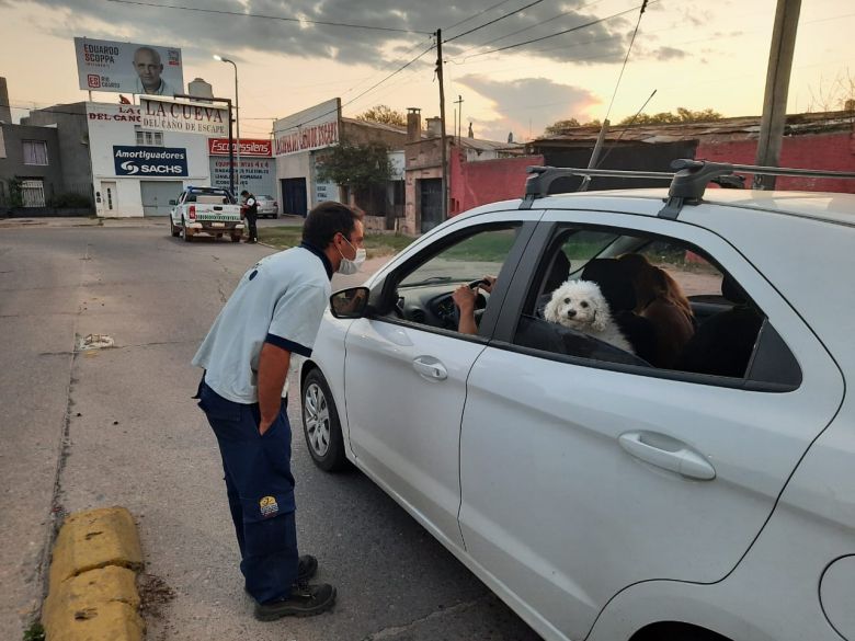 Se realizó un operativo de desinfección en espacios de gran circulación de personas