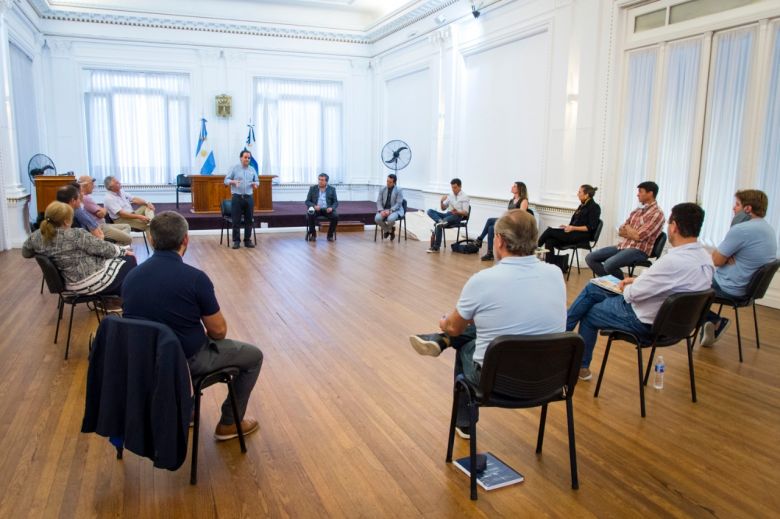 El Intendente se reunió con comerciantes de la ciudad