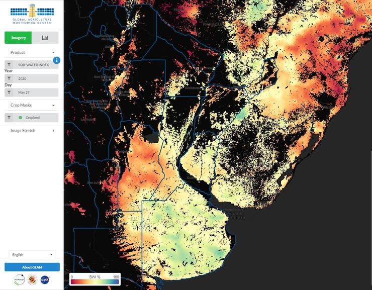 Trigo: la imagen de la NASA que enciende una señal de alerta