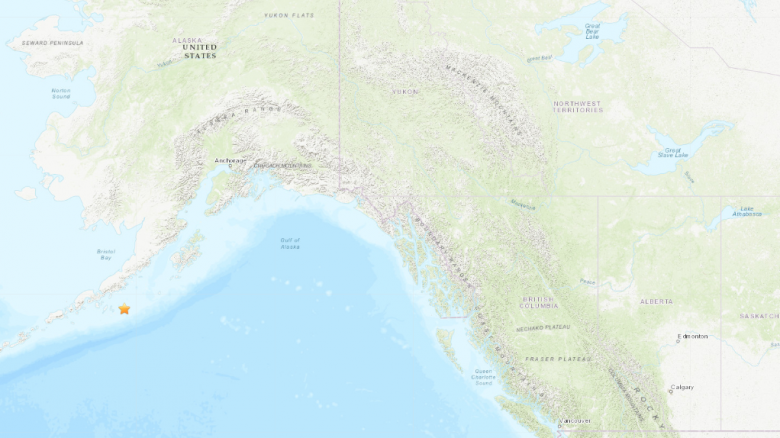 Sismo en Alaska de magnitud 7,8