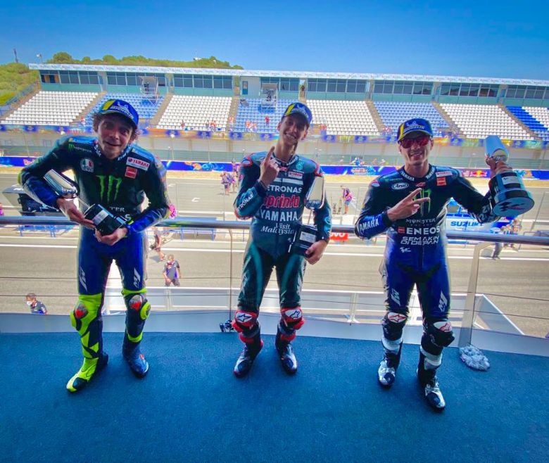 Quartararo se quedó con la victoria en el GP de Andalucía