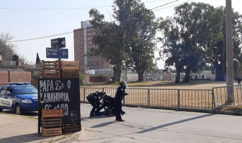 Dos vecinos del barrio Santa Rosa quisieron huir del aislamiento 