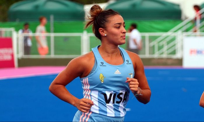 Victoria Miranda ya entrena con Las Leonas en Pinamar