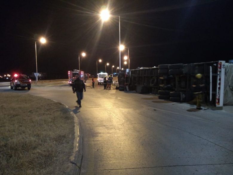 El tránsito estuvo reducido por unas horas en ruta A005