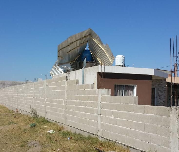 Voladura de techos en Río Cuarto