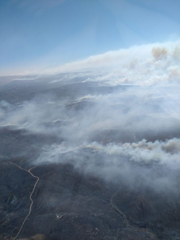 Fuego en Alpa Corral: “La prioridad son las vidas y las viviendas”