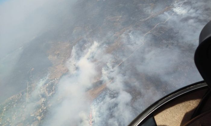 Fuego en Alpa Corral: “La prioridad son las vidas y las viviendas”