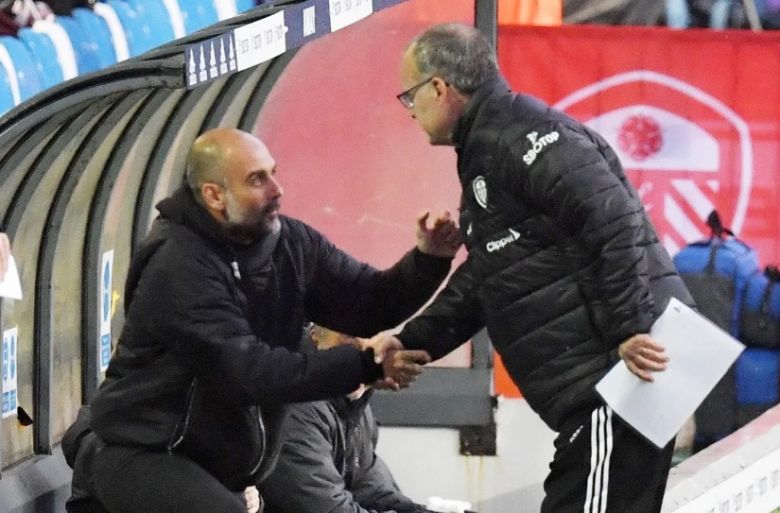 Bielsa y Guardiola no se sacaron diferencias