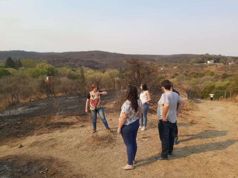 La Provincia coordina ayuda social para zonas afectadas por los incendios