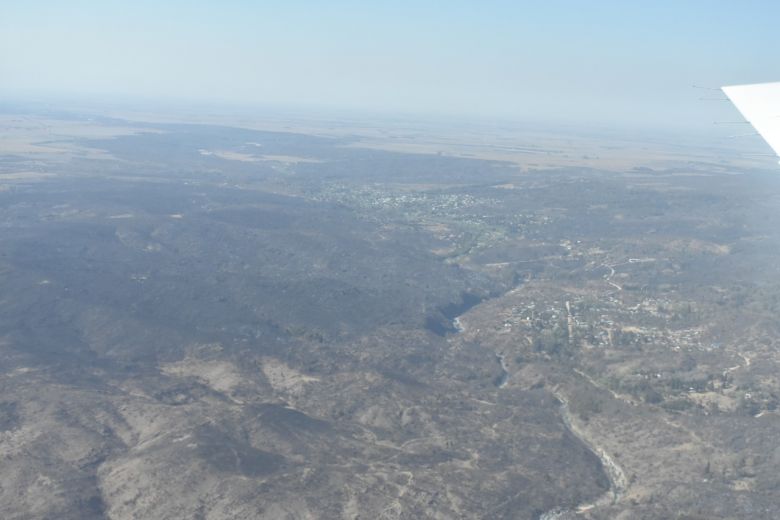 “Las sierras están convertidas en cenizas”