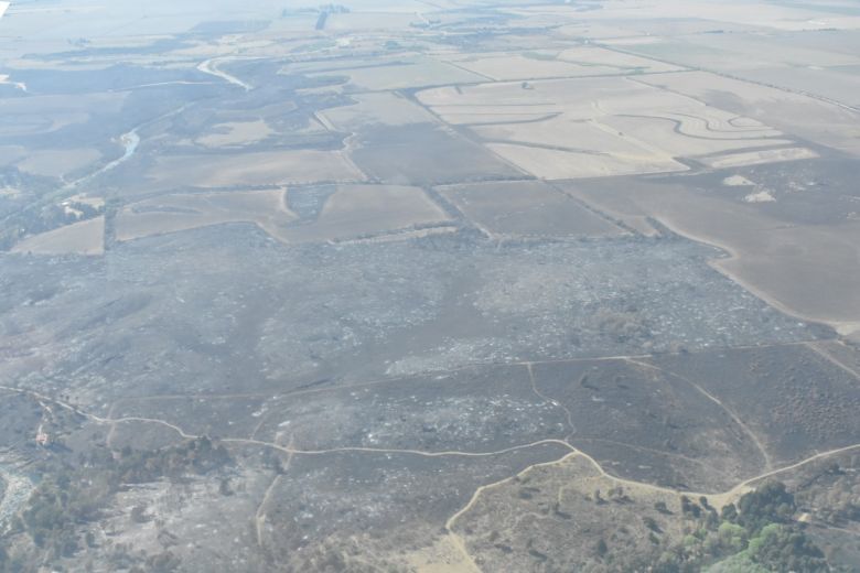 “Las sierras están convertidas en cenizas”