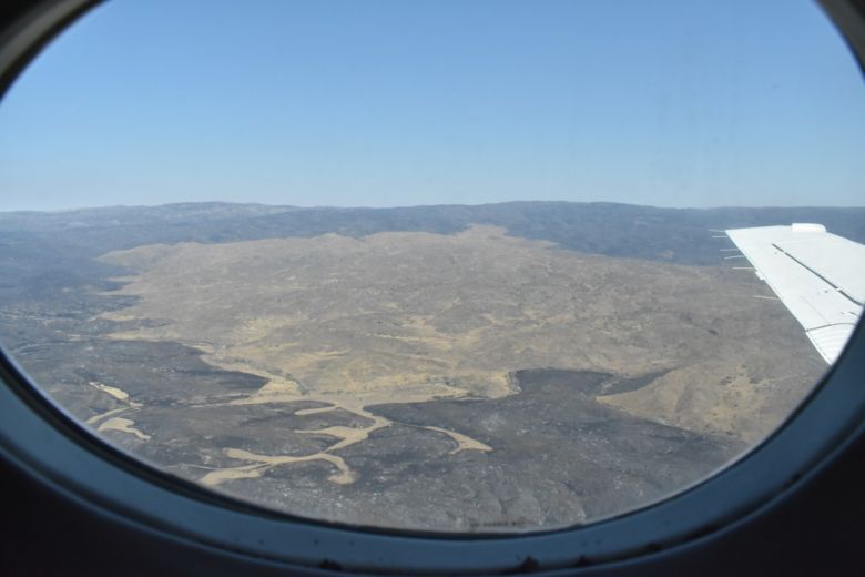 “Las sierras están convertidas en cenizas”