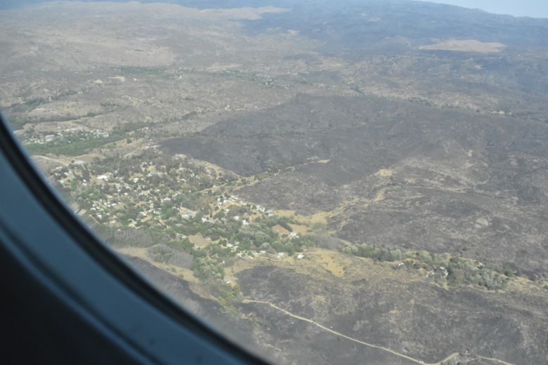 “Las sierras están convertidas en cenizas”