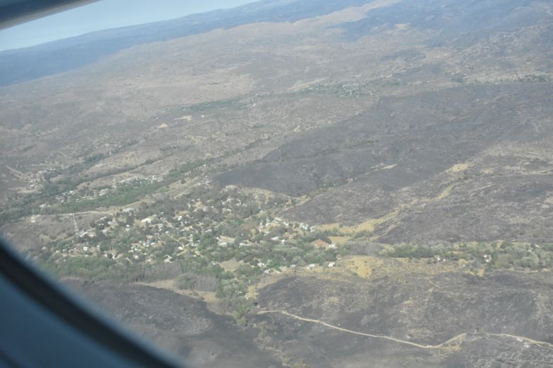 “Las sierras están convertidas en cenizas”