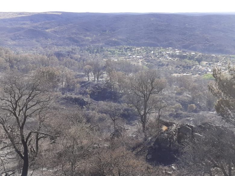 “Alpa Corral está rodeado de negro por los incendios” 