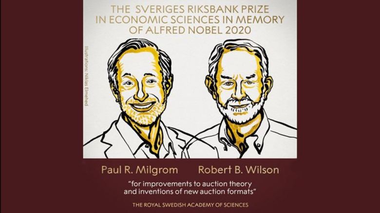 El Nobel de Economía fue para dos estadounidenses por mejoras en la teoría de las subastas