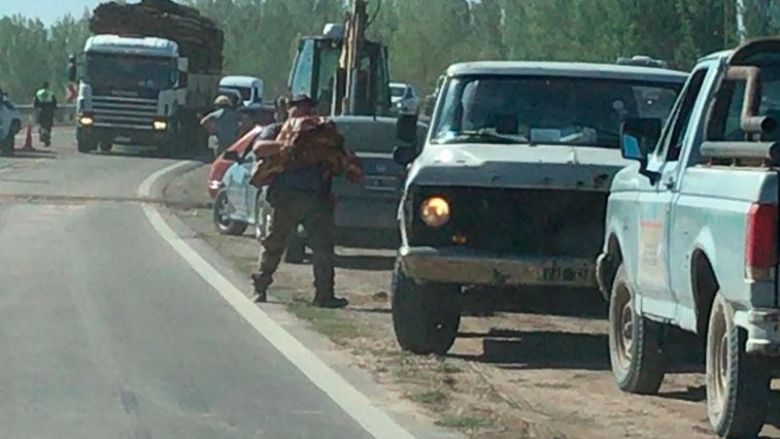 Saquearon la carne que transportaba un camión que volcó en la ruta