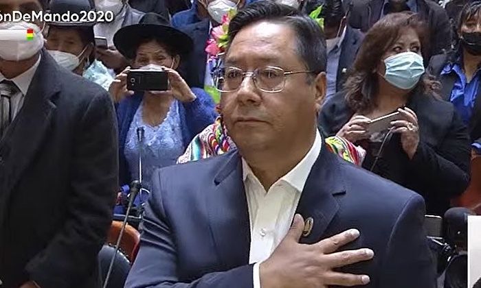 Arce asumió como presidente de Bolivia con un discurso conciliador