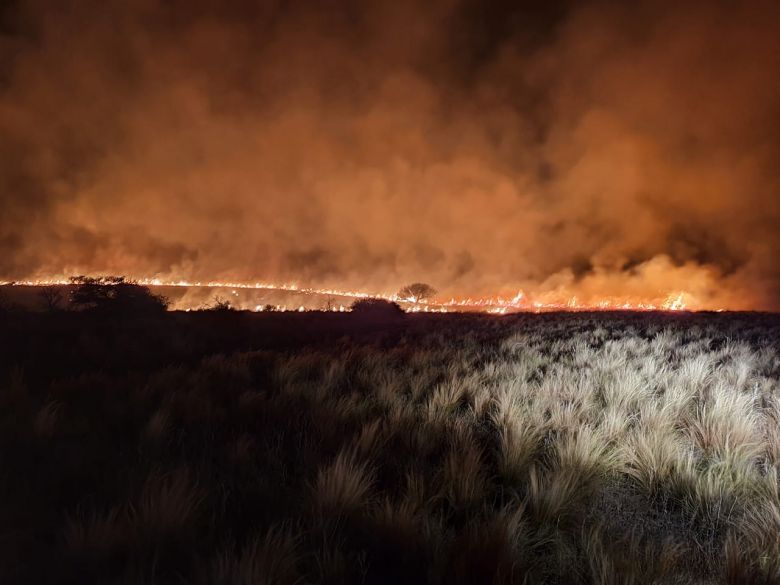 Incendio descontrolado en Chaján 