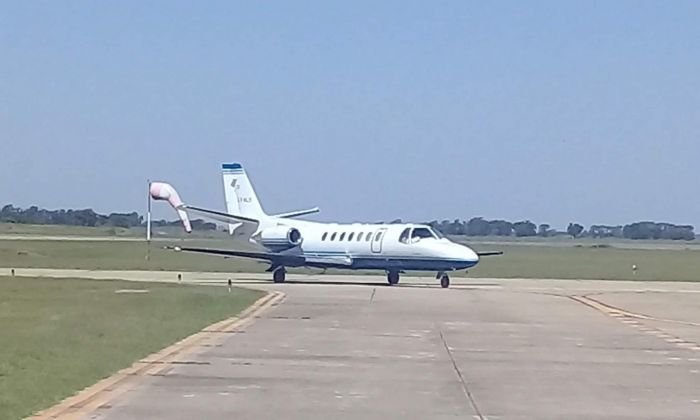 El fuego de una turbina de avión motivó un aterrizaje de emergencia en Las Higueras