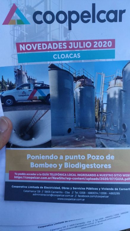 Inauguraron una planta de tratamiento de residuos cloacales en Carnerillo