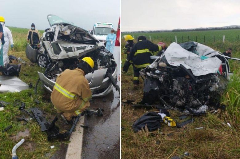 Cuatro personas murieron en un trágico accidente en la Ruta 9 Norte