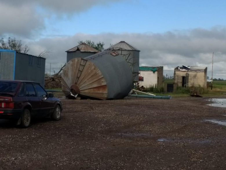 La Provincia asistirá a los afectados por la tormenta en Laborde, Embalse y Escalante