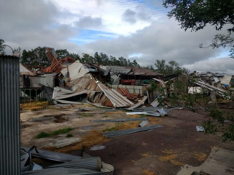 La Provincia asistirá a los afectados por la tormenta en Laborde, Embalse y Escalante