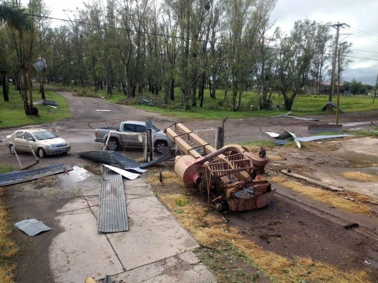 La Provincia asistirá a los afectados por la tormenta en Laborde, Embalse y Escalante