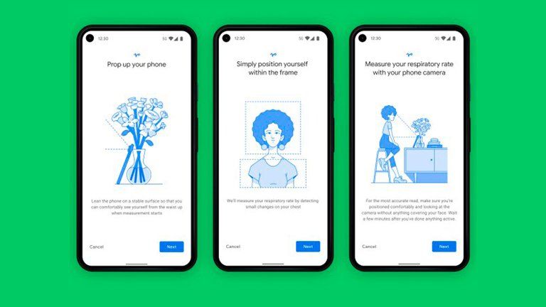 Google presentó una nueva función que mide la frecuencia cardíaca y respiratoria a través de la cámara del celular