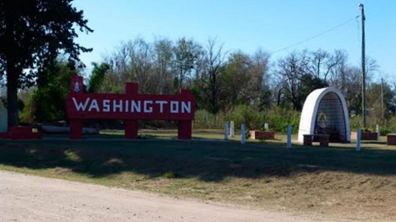 Retomaron la pavimentación del acceso a Washington