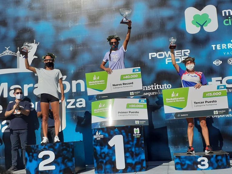 Rosa Godoy segunda en los 21K de la ciudad de Mendoza