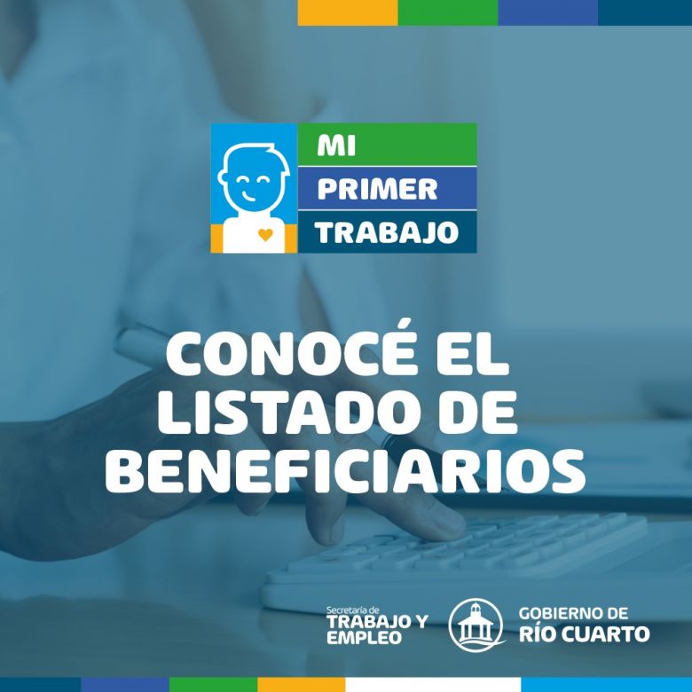 Mi Primer Trabajo: se realizó el sorteo de los beneficiarios